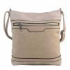 Hnedo-béžová crossbody dámska kabelka FB1913