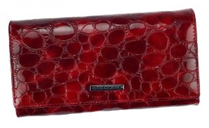 Gregorio Kožená červená dámska peňaženka v darčekovej krabičke
