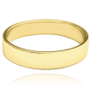 MINET Pozlacený stříbrný snubní prsten vel. 60