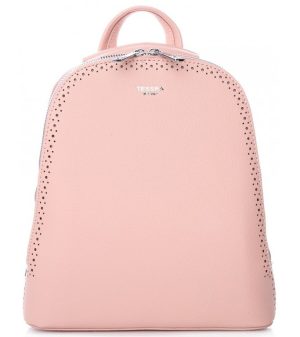 Ružový dámsky batôžtek / kabelka s dvoma oddielmi