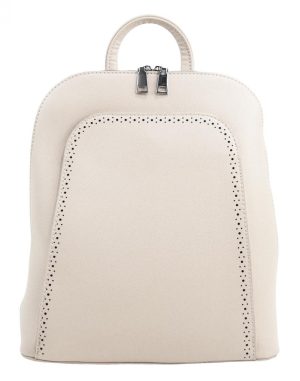 Elegantný krémový dámsky ruksak 5301-BB