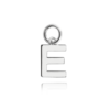 MINET Strieborný prívesok malé písmeno "E"