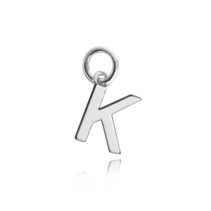 MINET Strieborný prívesok malé písmeno "K"