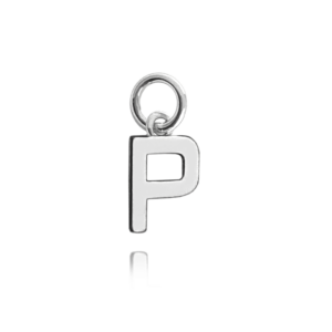 MINET Strieborný prívesok malé písmeno "P"
