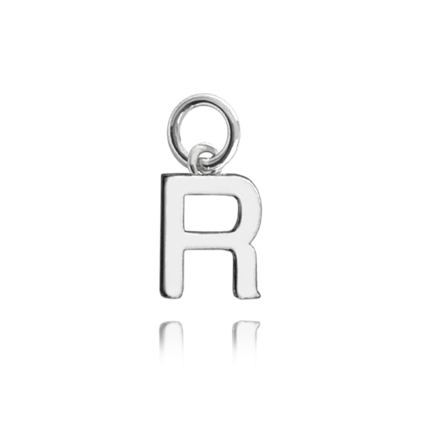 MINET Strieborný prívesok malé písmeno "R"