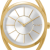 MINET Strieborné a zlaté dámske hodinky ICON BICOLOR MESH