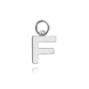 MINET Strieborný prívesok malé písmeno "F"