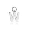 MINET Strieborný prívesok malé písmeno "W"