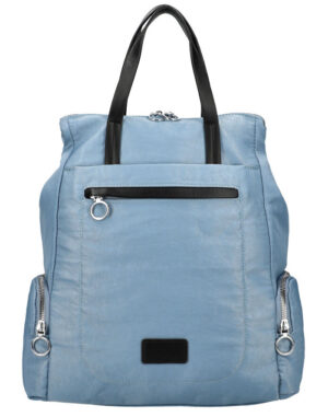 Modrý dámsky látkový batoh / kabelka AM0334
