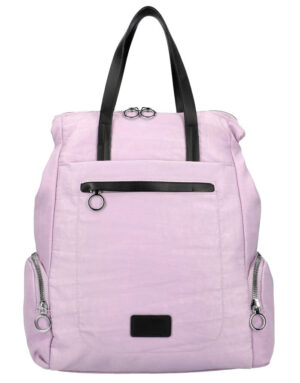 Svetlo fialový dámsky látkový batoh / kabelka AM0334