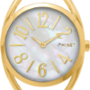 MINET Strieborné a zlaté dámske hodinky ICON GOLD PEARL MESH