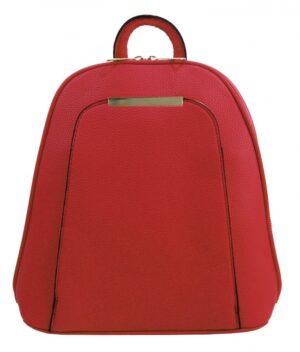 Elegantný menší dámsky batôžtek / kabelka červená