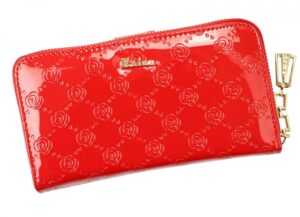 Eslee praktická červená dámska peňaženka