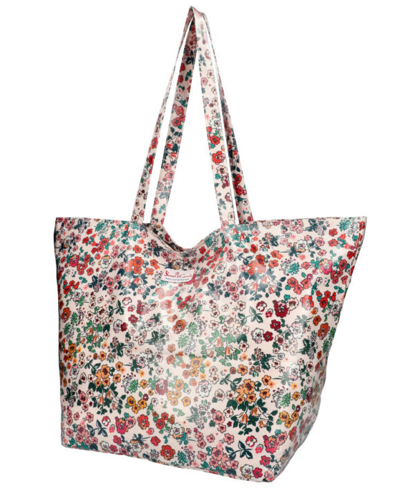 Sweet & Candy Veľká plážová taška s potlačou kvetín W857-9 M1