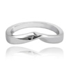 MINET Minimalistický strieborný prsteň veľkosti 51