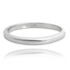 MINET Minimalistický strieborný snubný prsteň veľkosti 54