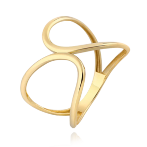 MINET Zlatý prsteň Au 585/1000 veľkosť 60 - 1
