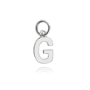 MINET Strieborný prívesok malé písmeno "G"