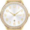 MINET Zlaté dámské hodinky AVENUE s čísly