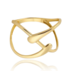 MINET Moderní zlatý prsten Au 585/1000 vel. 55 - 1