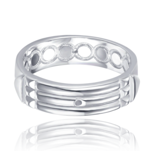 MINET Stříbrný prsten Atlantis vel. 62