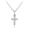 MINET Strieborný náhrdelník s krížikom