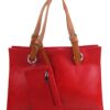 Moderná dámska kabelka cez rameno červená