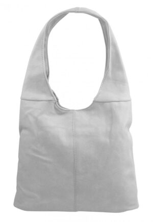 Dámska shopper kabelka cez rameno svetlo šedá