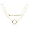 MINET Dvojitý zlatý náhrdelník Au 585/1000 3