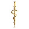 MINET Zlatý prívesok Asklépiova palica Au 585/1000 1