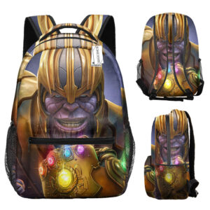 Detský / študentský batoh s potlačou celého obvodu motív Thanos 1